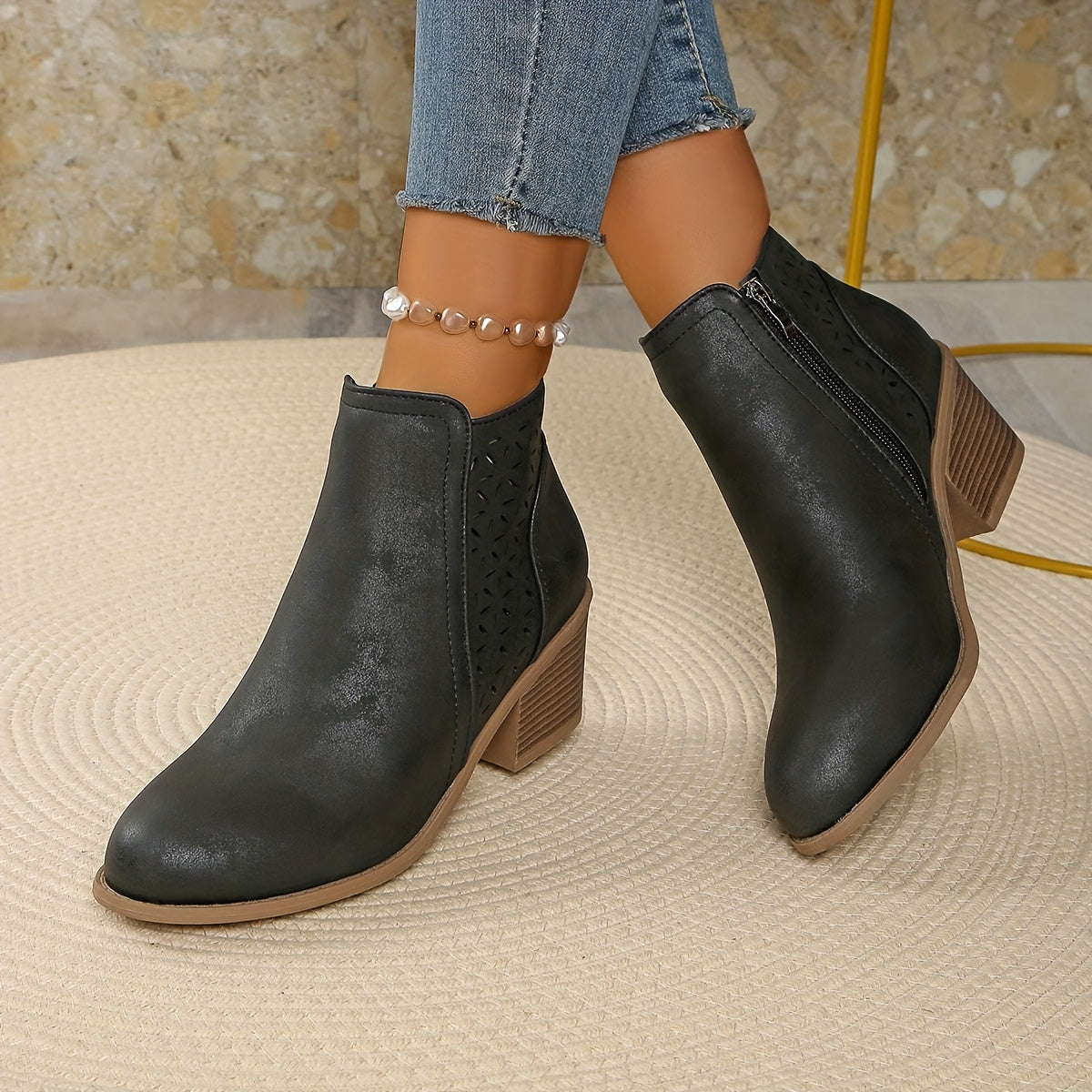 Women's Orthopaedic Boots with Non-Slip Sole