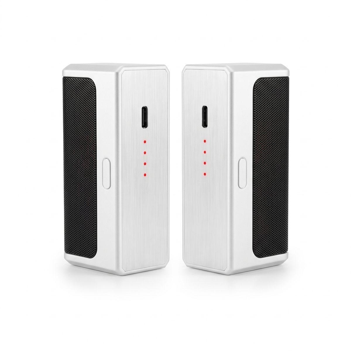 Rechargeable Hand Warmers Set of 2 - 6000 mAh, Dual-Sided Heat
