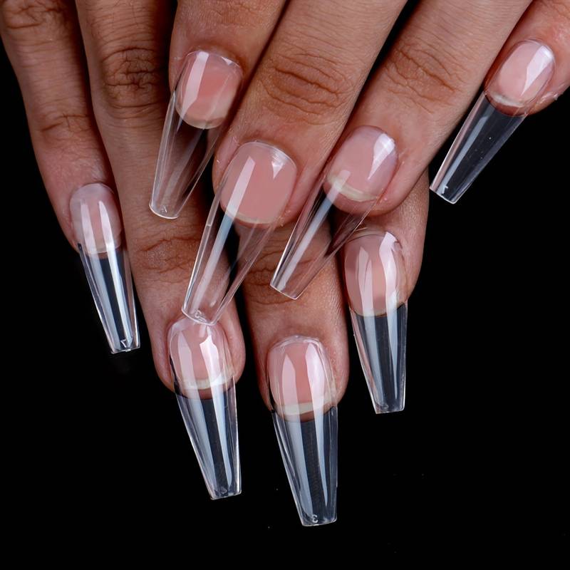 Nail Tips for Dip Powder Extensions – Coffin, Almond & Square Shapes