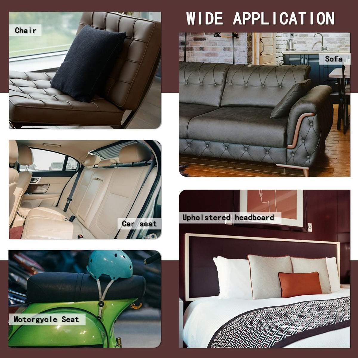 Self-Adhesive Vinyl Repair Patch for Chairs & Cushions