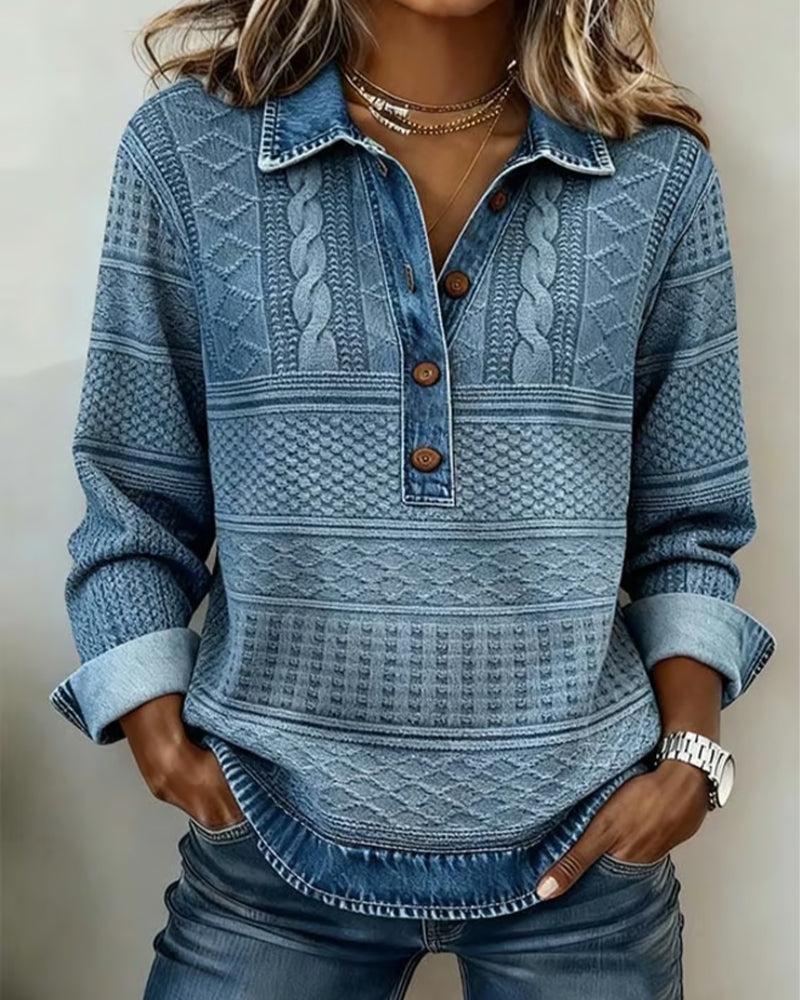 Christine Brewer Mia relaxed fit sweatshirt in elegant style, showing a soft, comfortable fabric with a refined design.