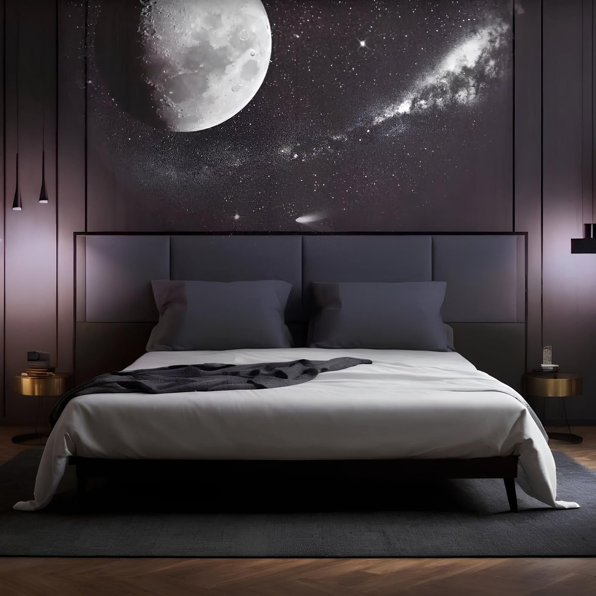 Galaxy Star Projector Light - USB Night Sky Lamp with Timer