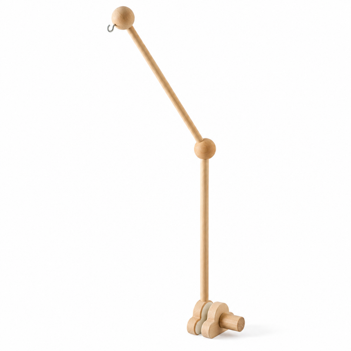 Wind-up music box mechanism for cot mobile