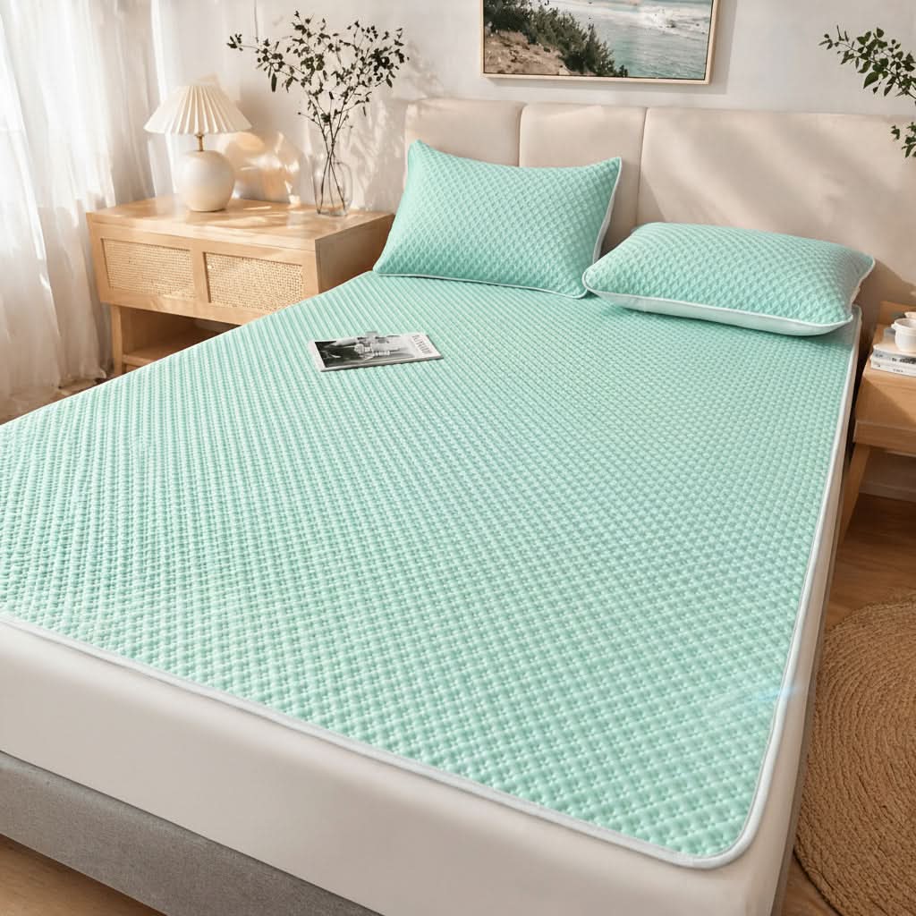 Foldable Cooling Sleep Mat - Breathable Summer Bed Topper