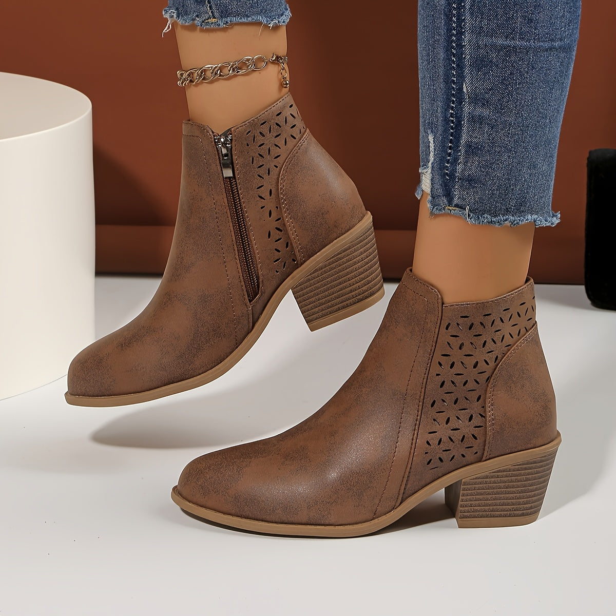 Women's Orthopaedic Boots with Non-Slip Sole
