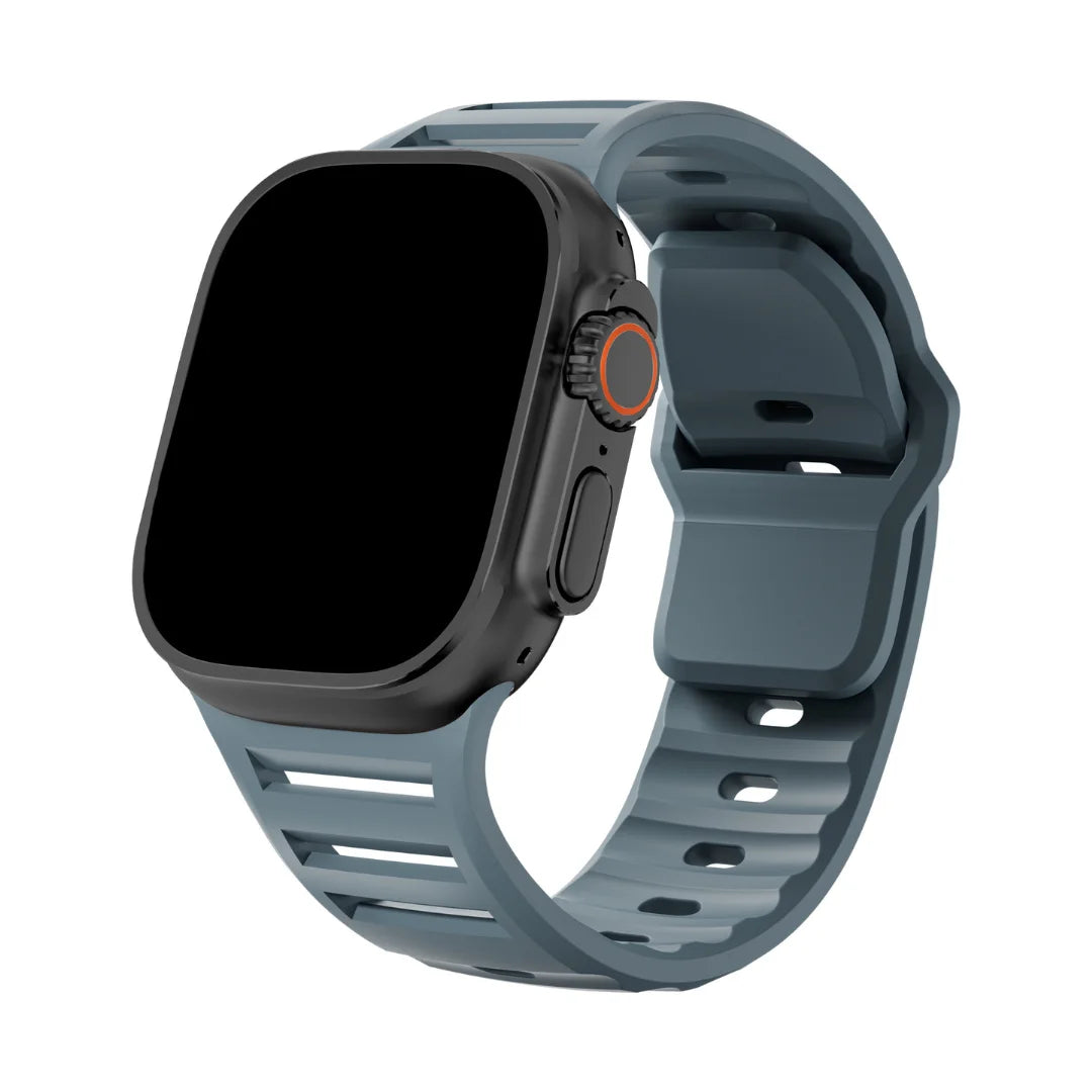 Silicone Sport Band for Apple Watch - Adjustable Strap 44/45/46/49mm