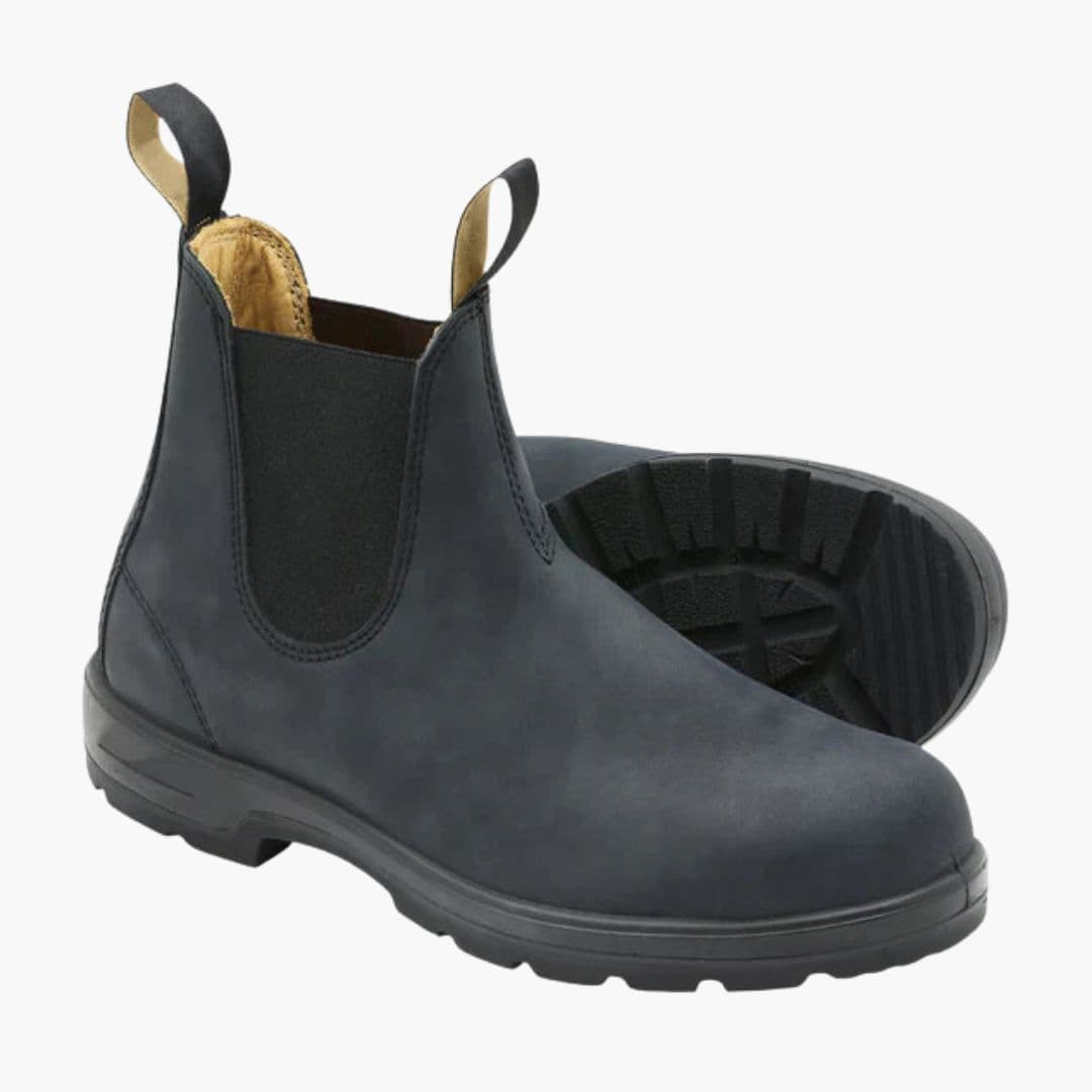 Men's Chelsea Boots with Elastic Side Panels