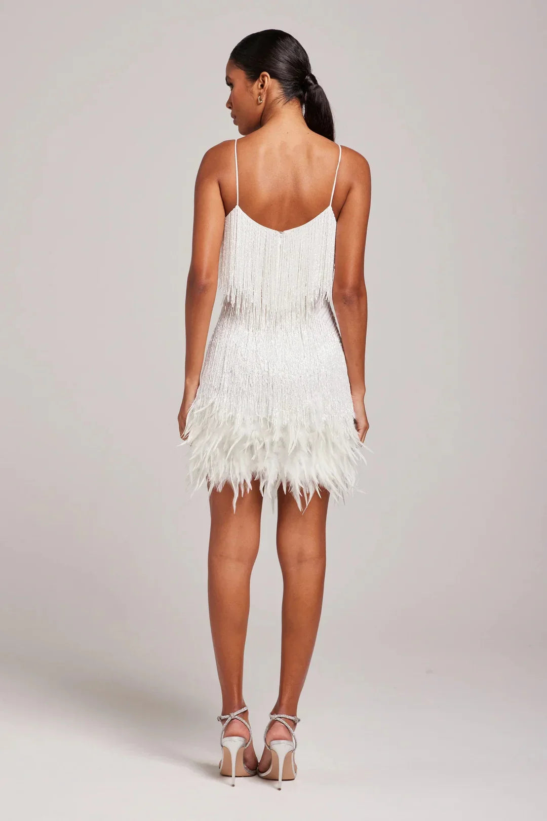 Women's Fringe Mini Dress - Cocktail Party Dress