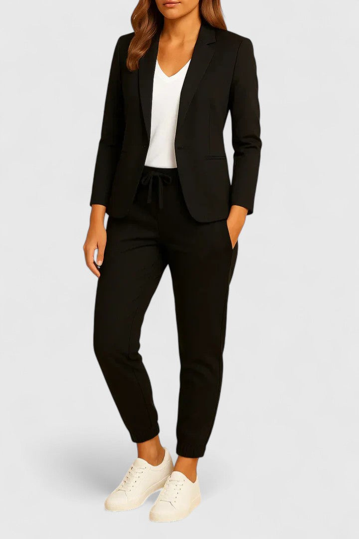 Women's Blazer & Trousers Suit Set – Tailored Two-Piece