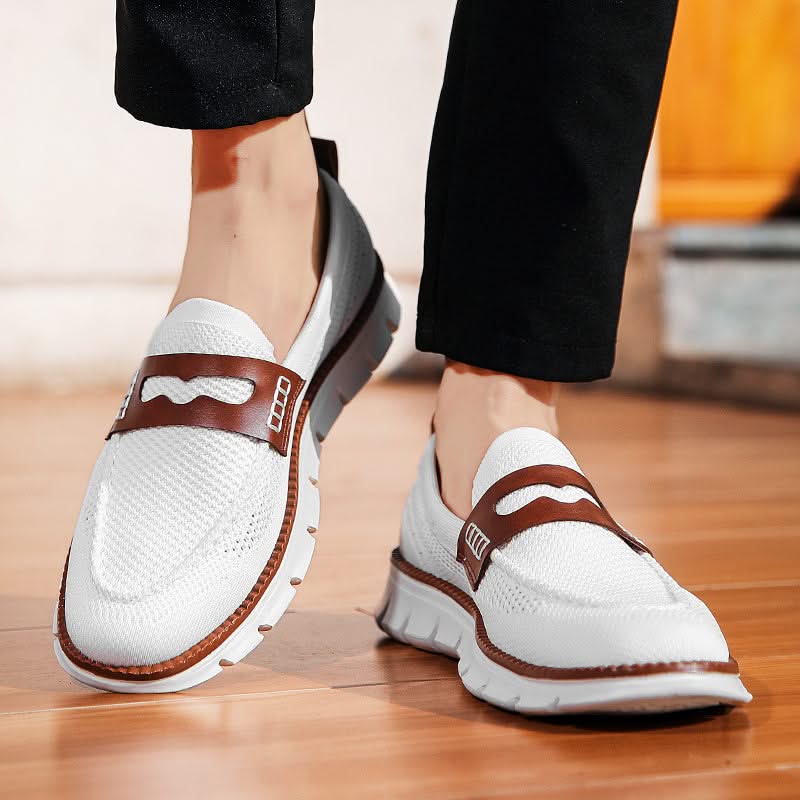 Men's Mesh Loafers - Breathable Slip-On Sneaker Loafers