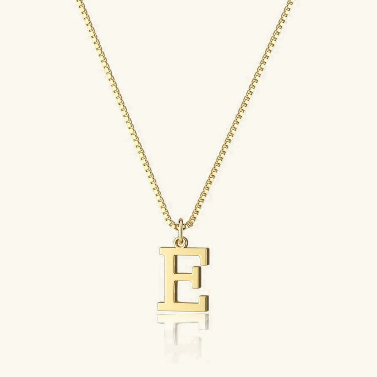 Women's Initial Pendant Necklace - Gold-Tone Letter Charm