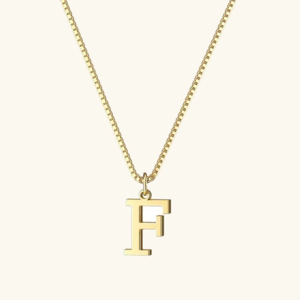 Women's Initial Pendant Necklace - Gold-Tone Letter Charm