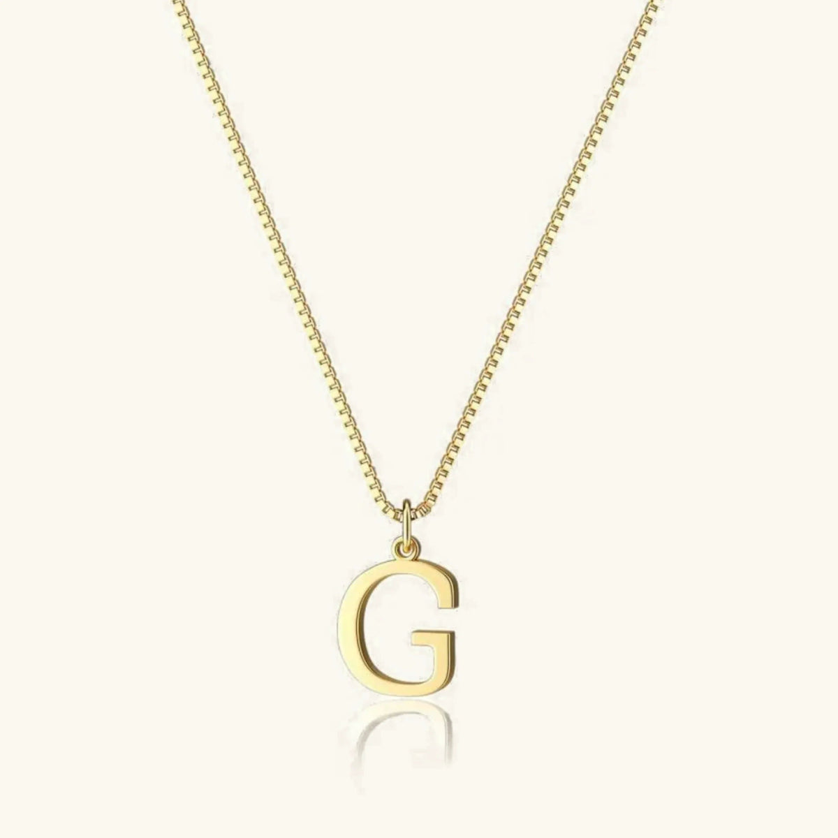 Women's Initial Pendant Necklace - Gold-Tone Letter Charm