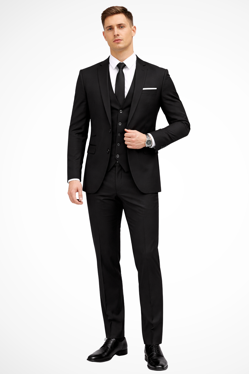 Men's 3 Piece Suit Slim Fit Notch Lapel, Occasion Suit