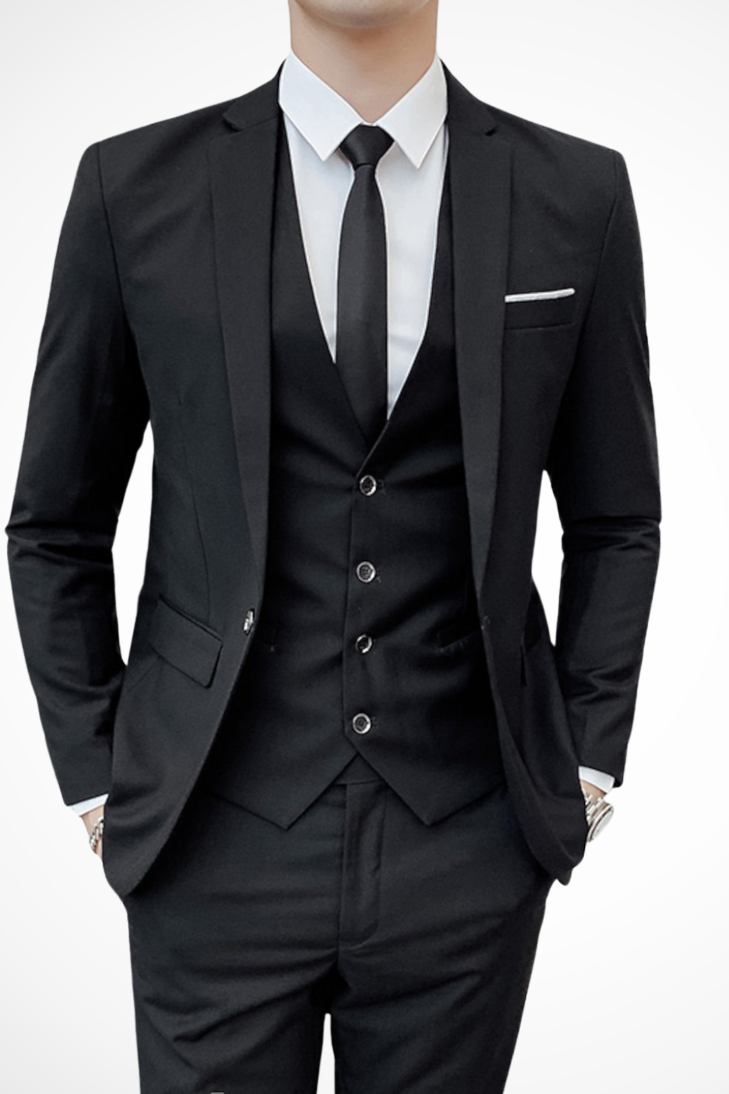 Men's 3 Piece Suit Slim Fit Notch Lapel, Occasion Suit