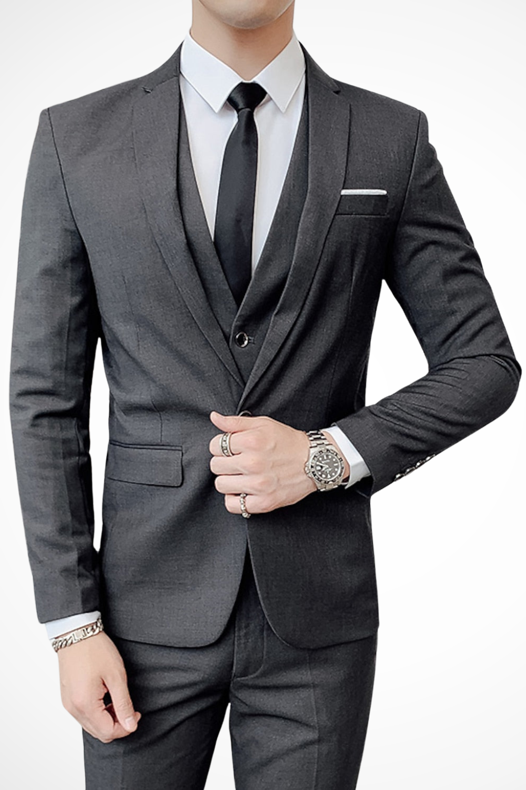 Men's 3 Piece Suit Slim Fit Notch Lapel, Occasion Suit