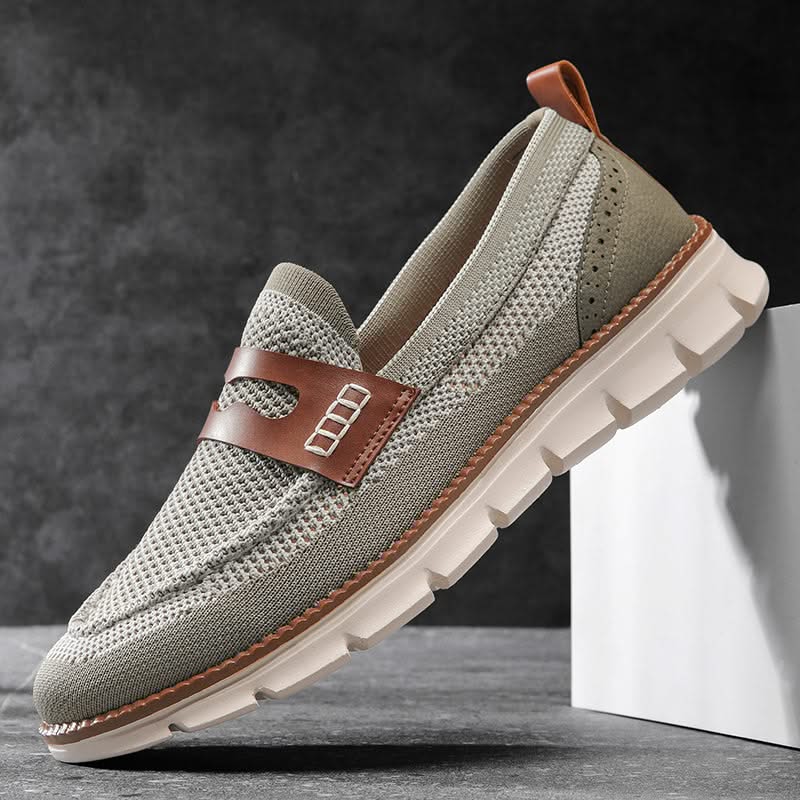 Men's Mesh Loafers - Breathable Slip-On Sneaker Loafers