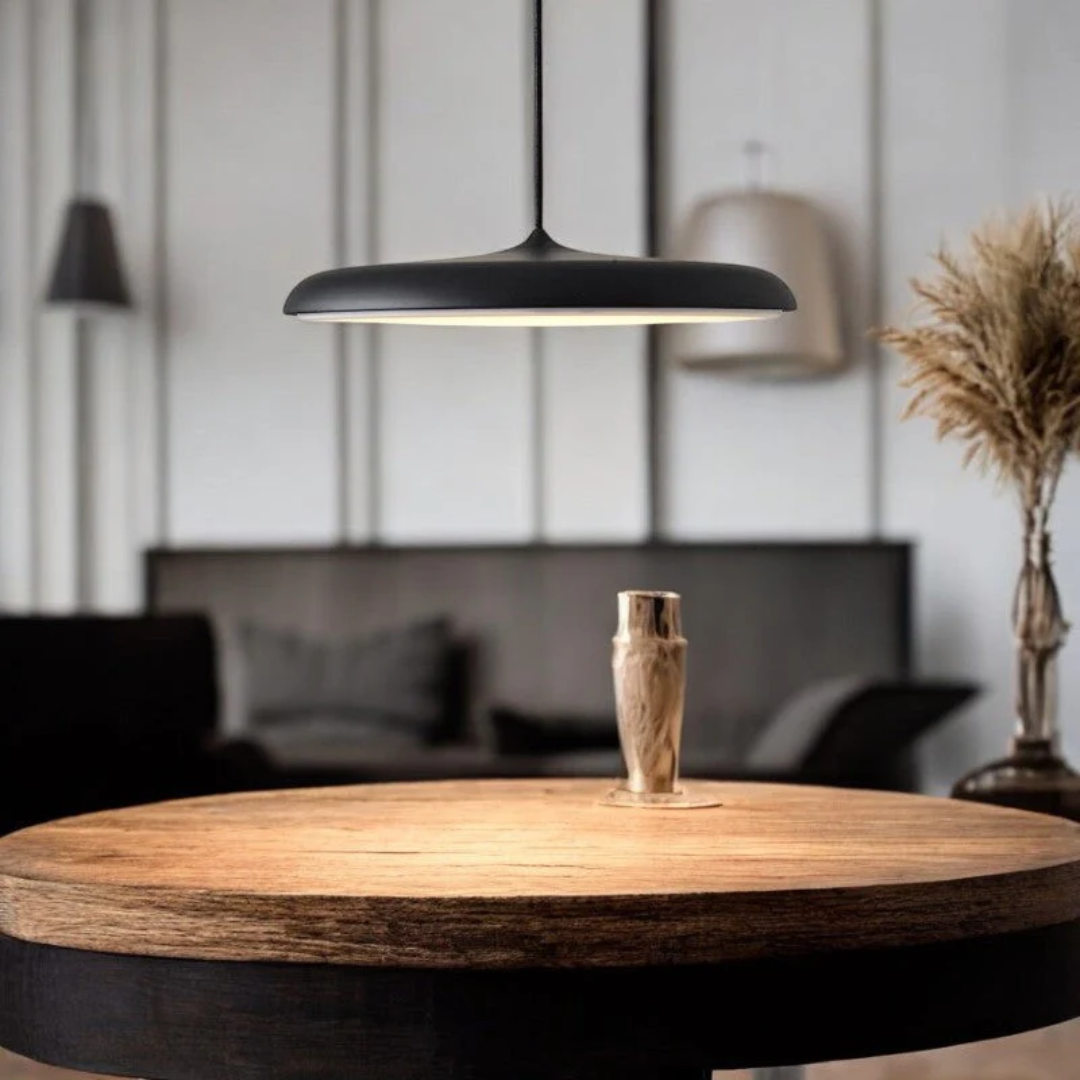 Scandinavian Minimalist LED Ceiling Light – Metal & Acrylic