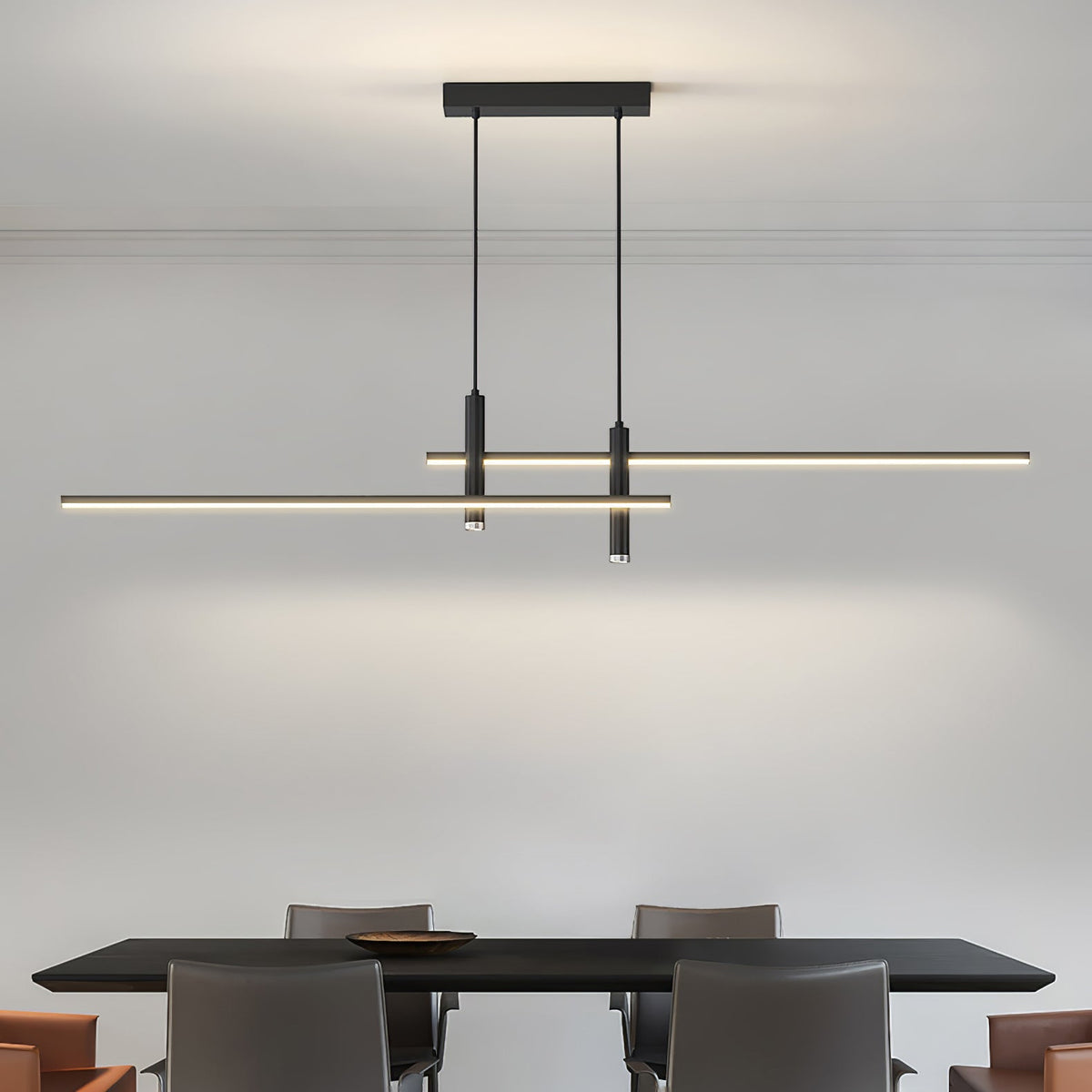 Minimalist Pendant Light Metal Adjustable Dimmable Warm 3