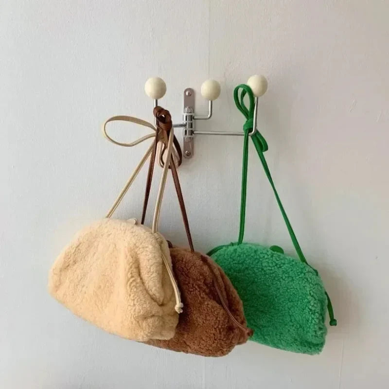 Wall Mounted Coat Rack with Rounded Metal Hooks