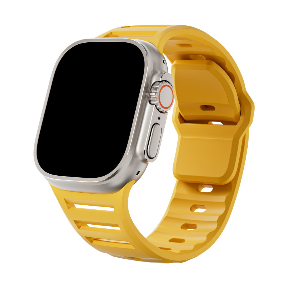Silicone Sport Band for Apple Watch - Adjustable Strap 44/45/46/49mm