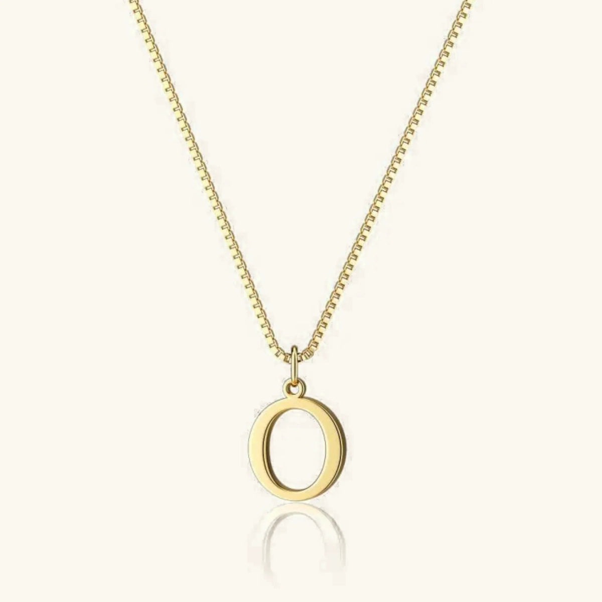 Women's Initial Pendant Necklace - Gold-Tone Letter Charm