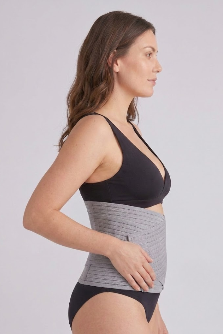 Postpartum Belly Band Maternity Wrap with Adjustable Stretch Closure