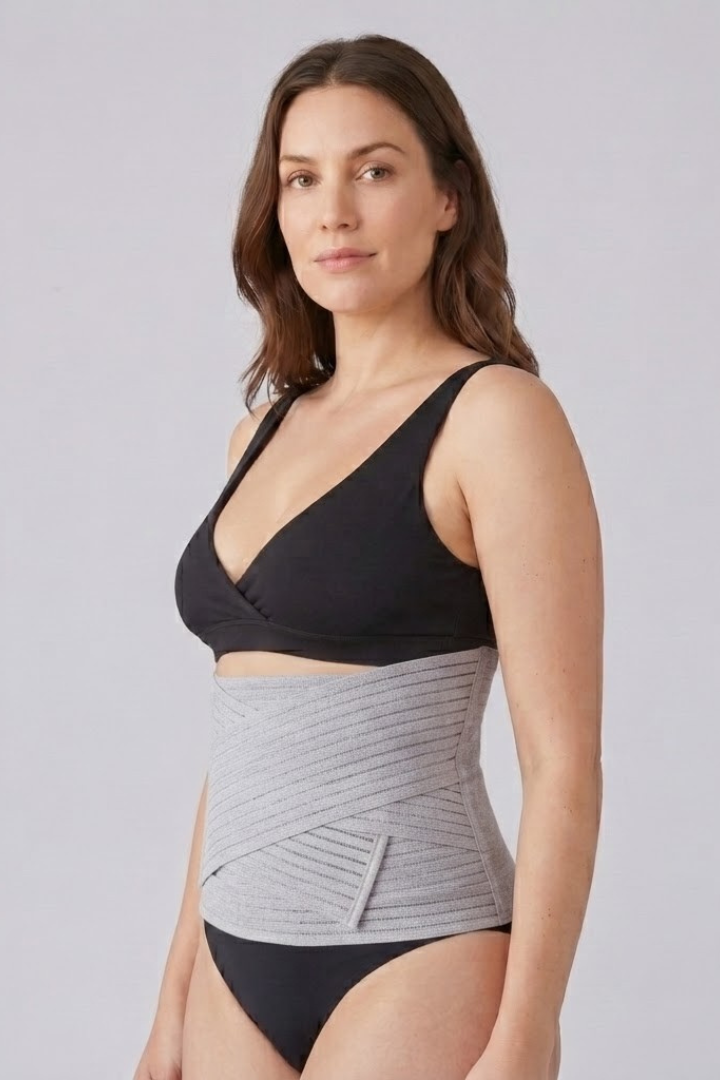 Postpartum Belly Band Maternity Wrap with Adjustable Stretch Closure