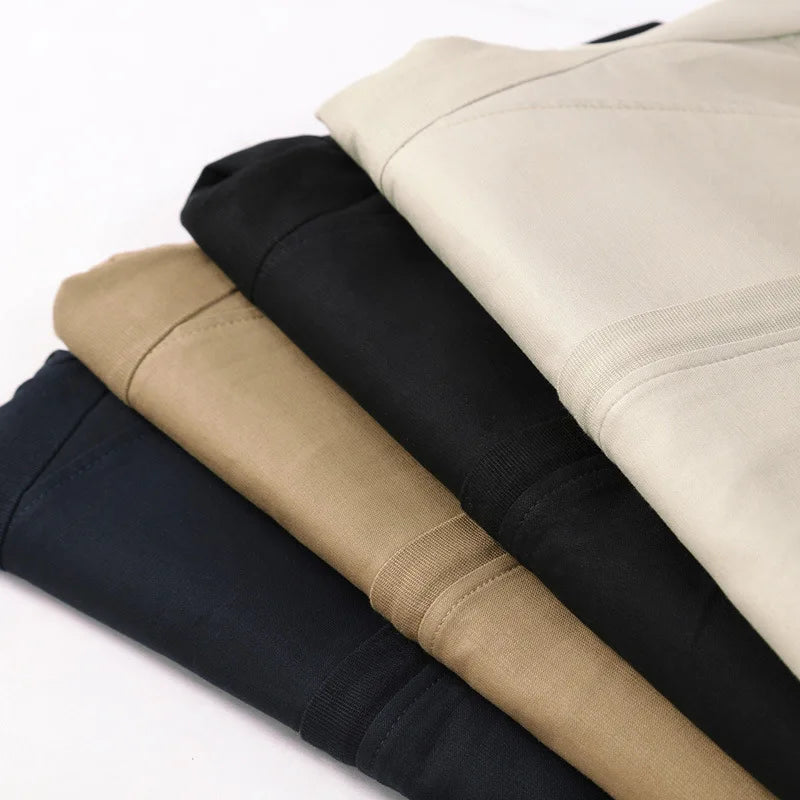 Women's Mandarin Collar Zip Jacket - Cotton Blend