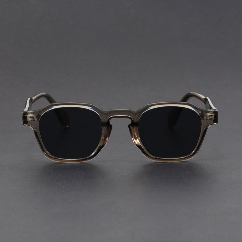 Square Frame Retro Sunglasses - UV Protective Polycarbonate Lenses