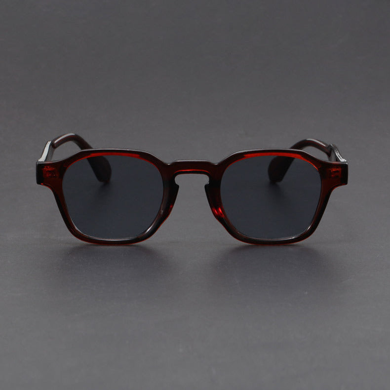 Square Frame Retro Sunglasses - UV Protective Polycarbonate Lenses