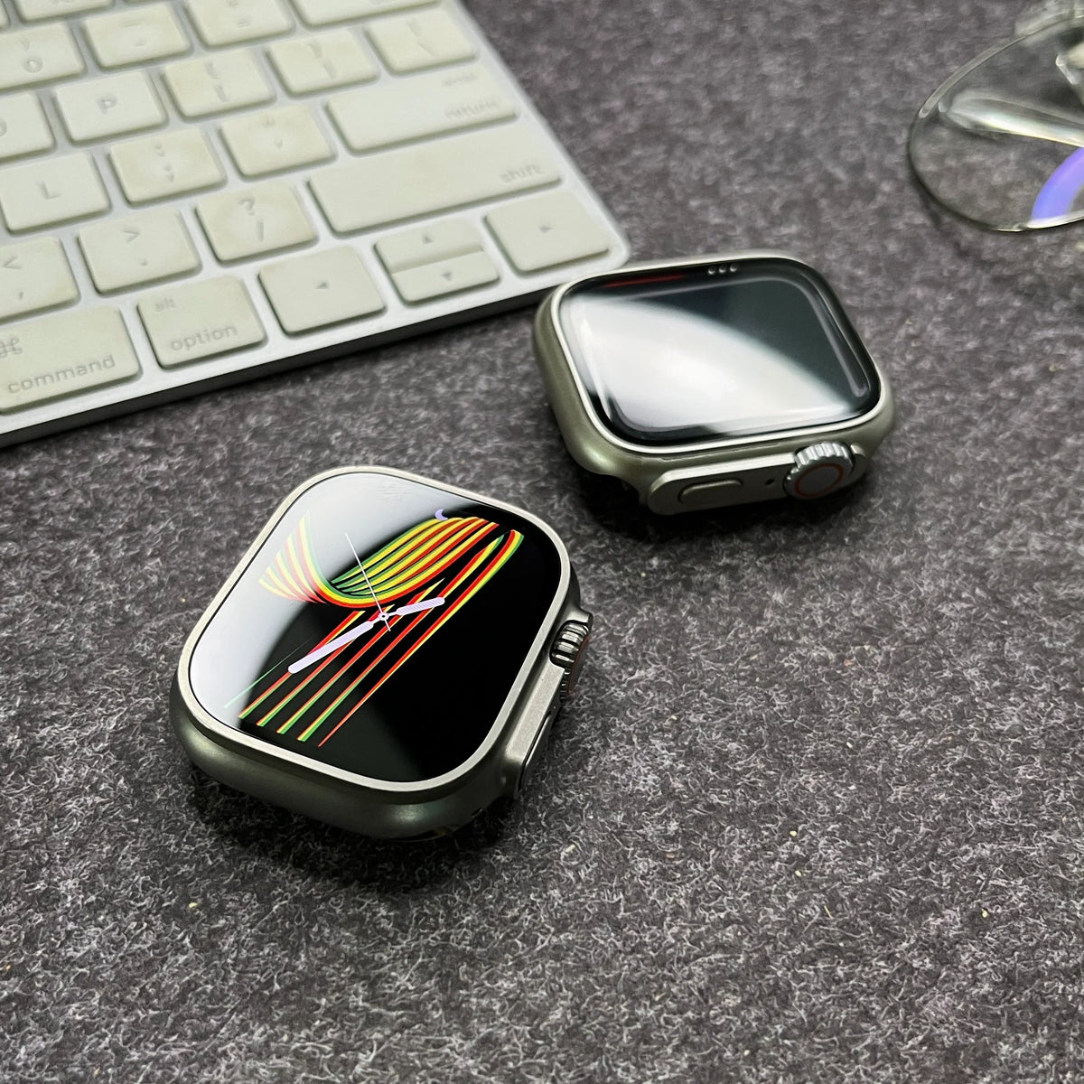 Apple Watch Ultra-Style Case – Transparent Protective Cover