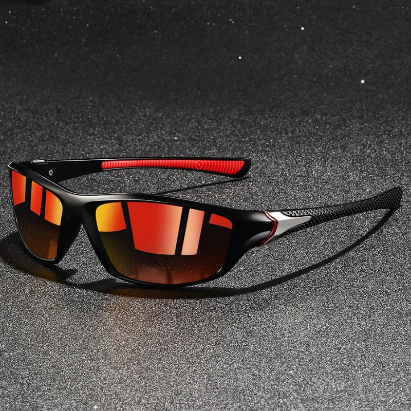 Polarized Sport Sunglasses - Wraparound UV Protection Frame