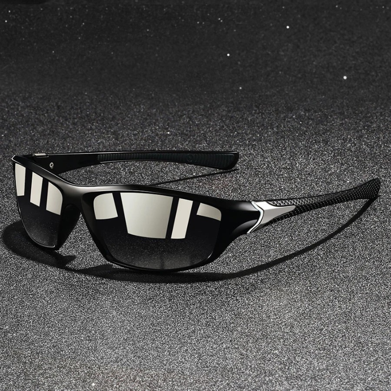 Polarized Sport Sunglasses - Wraparound UV Protection Frame