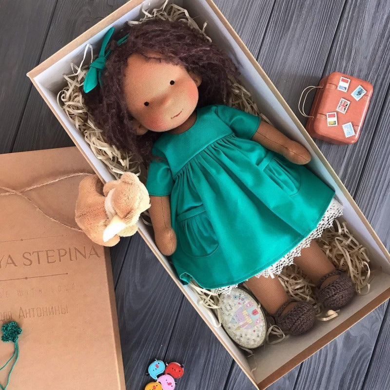 Handmade Waldorf Doll - Personalized Imaginative Play Toy for Kids 3+