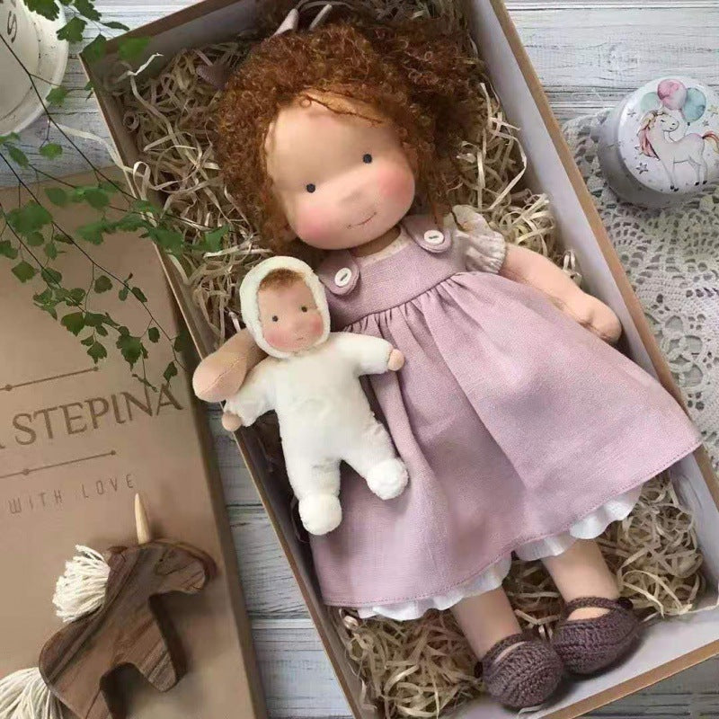 Handmade Waldorf Doll - Personalized Imaginative Play Toy for Kids 3+