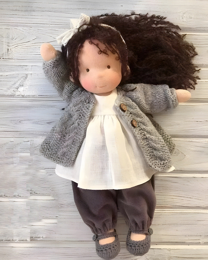 Handmade Waldorf Doll - Personalized Imaginative Play Toy for Kids 3+