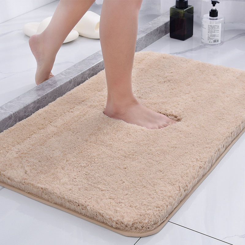 Non-Slip Fluffy Bath Mat – Washable Plush Bathroom Rug