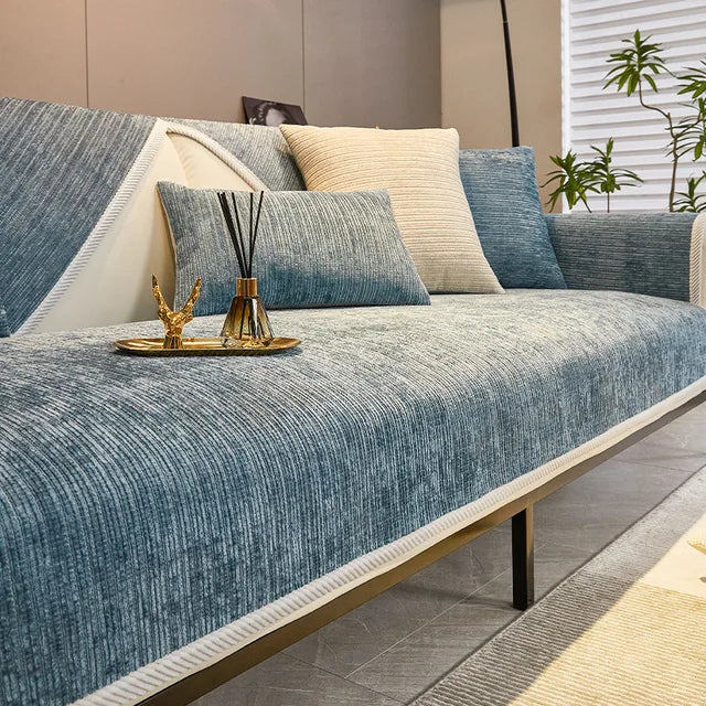Sofa Cover Chenille Fabric Non-Slip Pet-Friendly Stretch Slipcover
