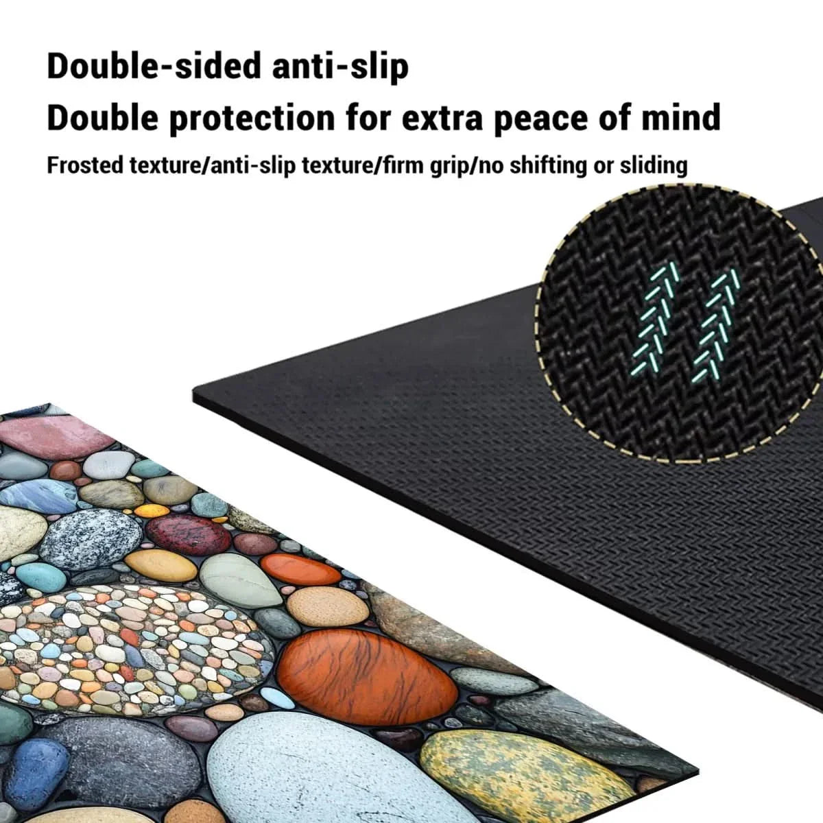 Non-Slip Diatomite Floor Mat – Quick-Drying Bath Mat for Bathroom & Kitchen
