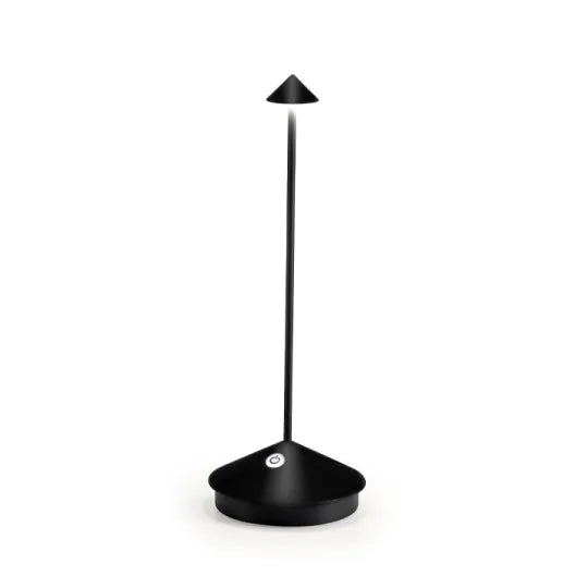 Cordless LED Table Lamp – Dimmable Rechargeable Light in White and Gold