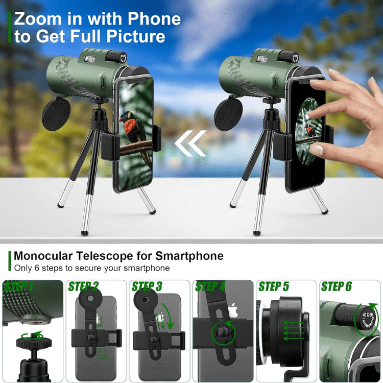Compact 600x Ultra - Zoom Monocular - Monocular - Wild Eye Vision