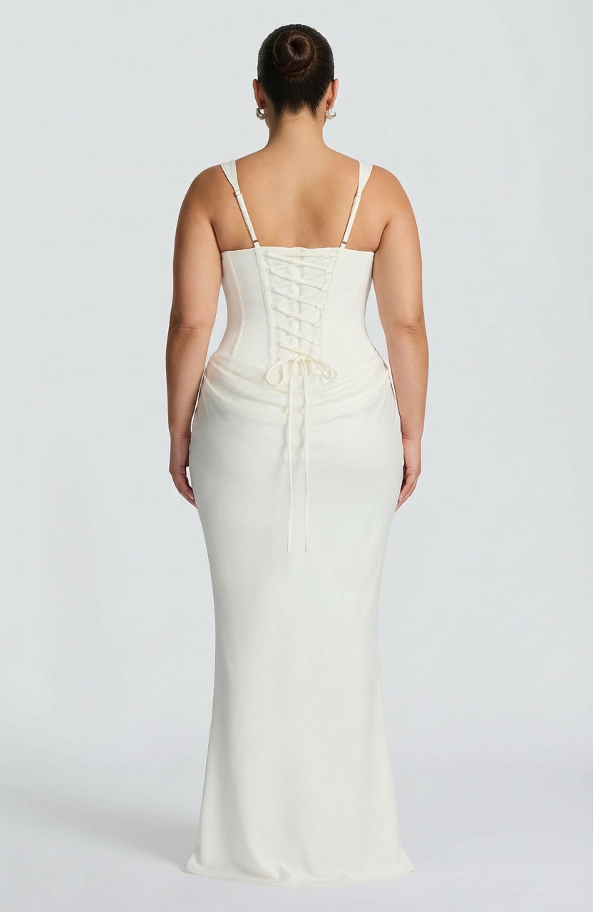 Maxi Dress for Women - Square Neckline