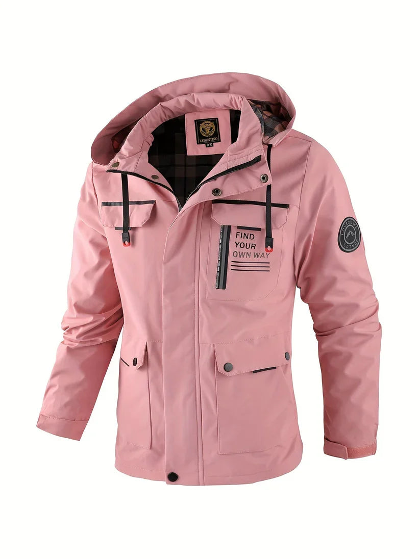Men's Waterproof Winter Jacket with Hood - Insulated Coat