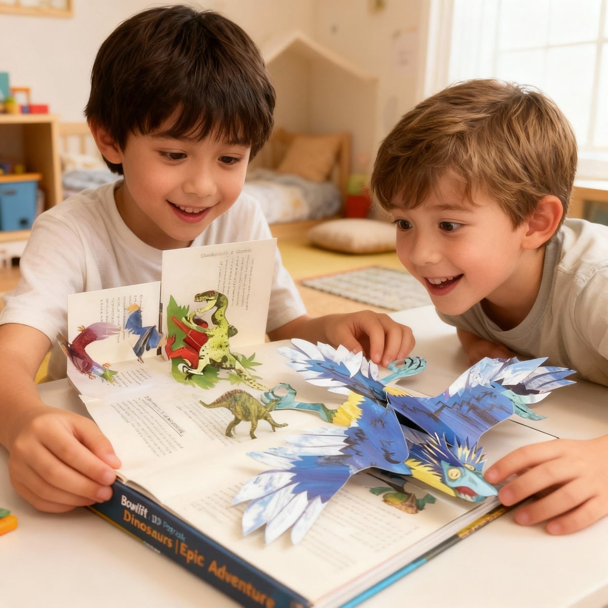 dinosaur 3d pop-up book