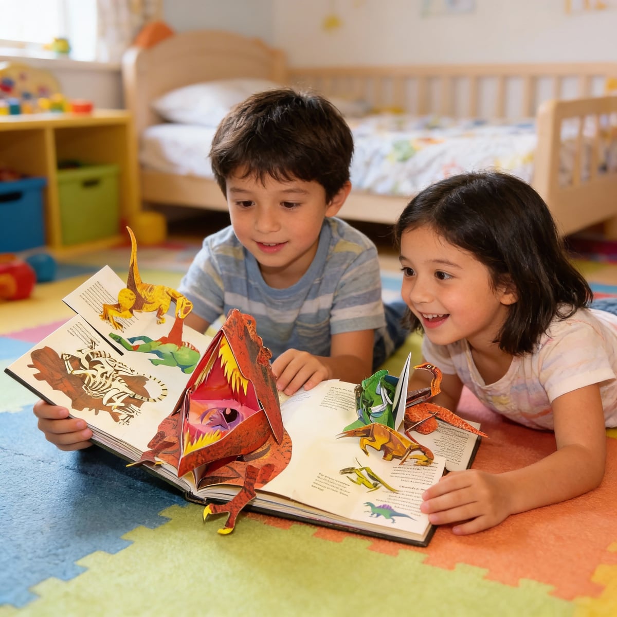 dinosaur 3d pop-up book