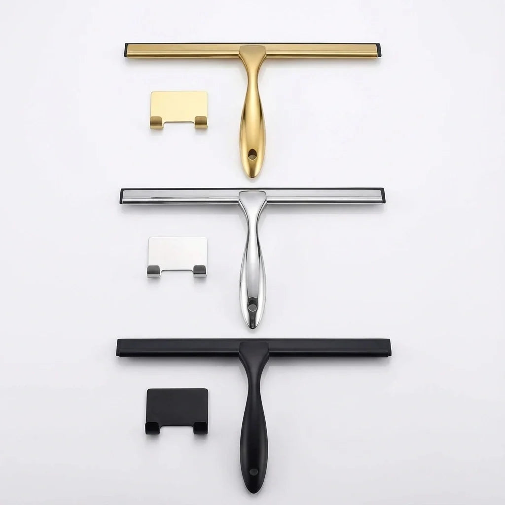 Stainless Steel Shower Squeegee with Wall Hook