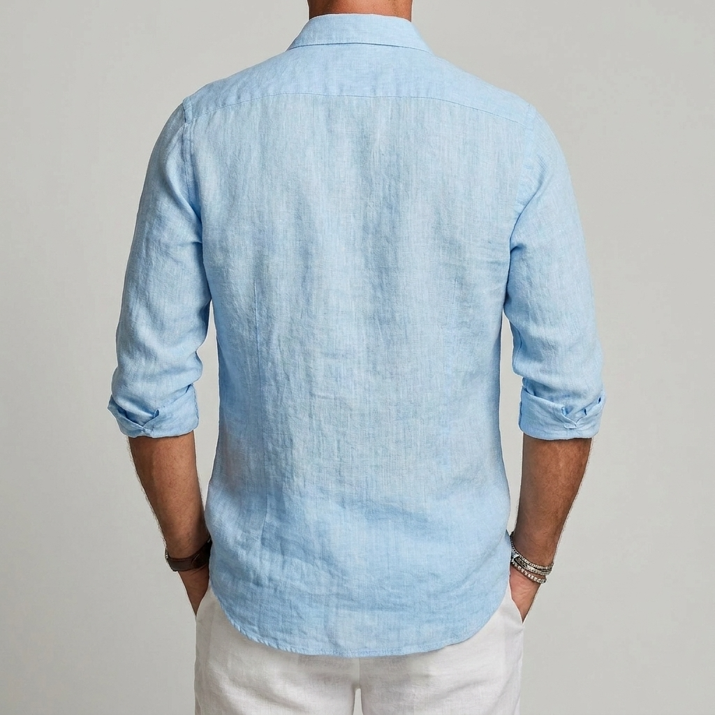 Men's Linen Shirt – Lightweight Button-Up for Summer