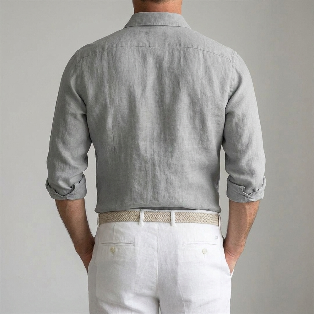 Men's Linen Shirt – Lightweight Button-Up for Summer