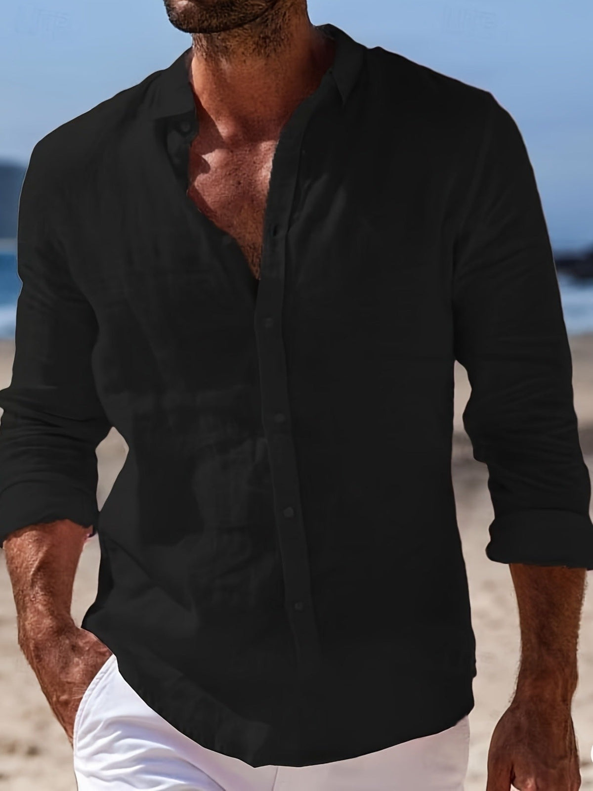 Men's Lightweight Casual Shirt – Relaxed Fit Summer Top
